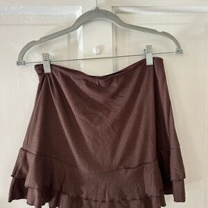 Wild Fable Chocolate Brown Skort